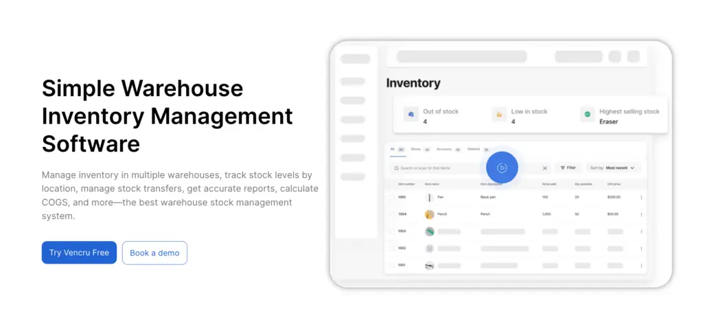 Vencru | Warehouse Management: 10 Best Practices Warehouse Management System